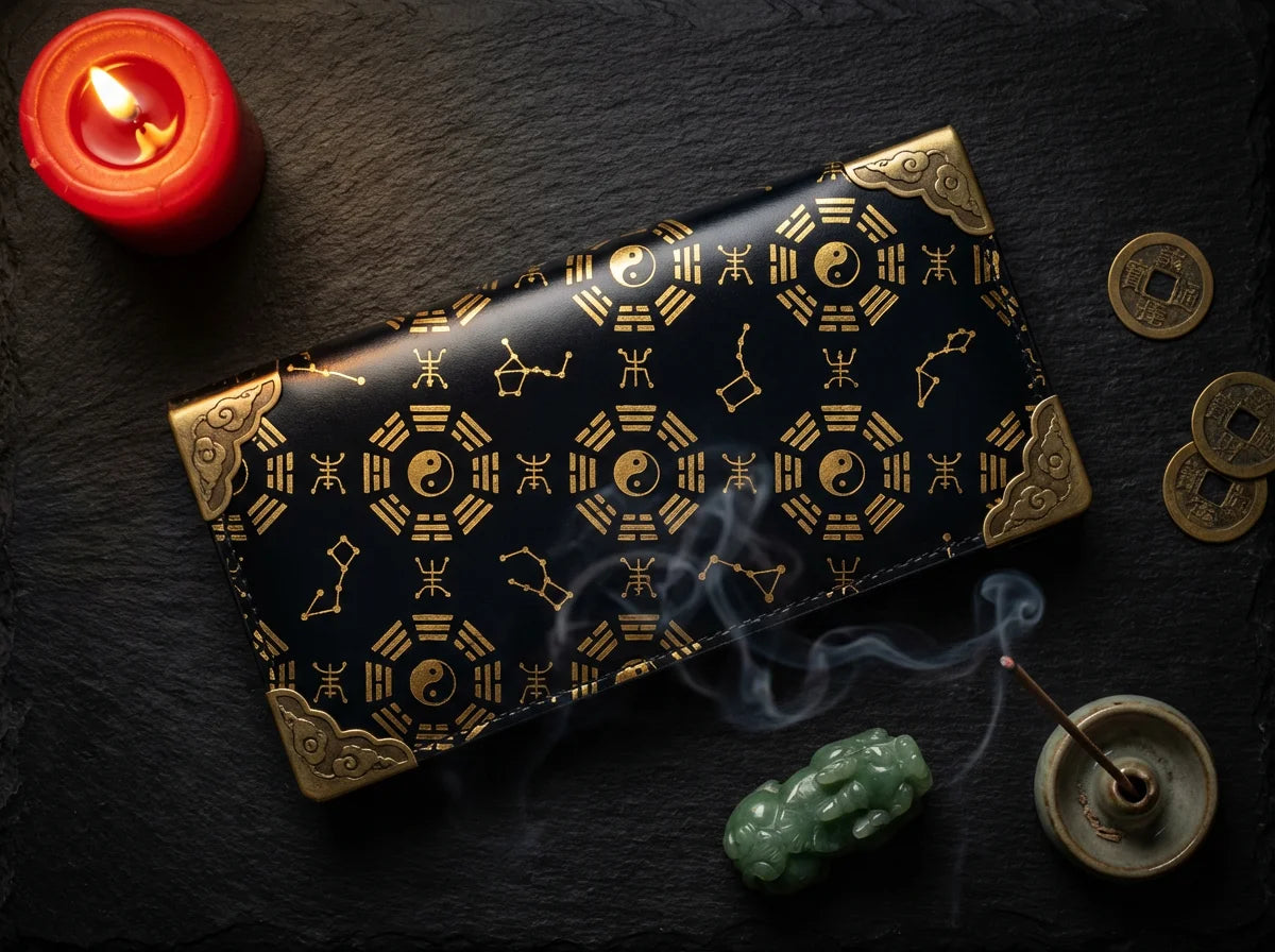 28 Lunar Mansions Long Wallet — Taoist Bagua Energy Wallet