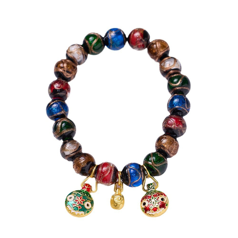 Celestial Harmony: Ancient Method Incense Ash Glazed Bracelet