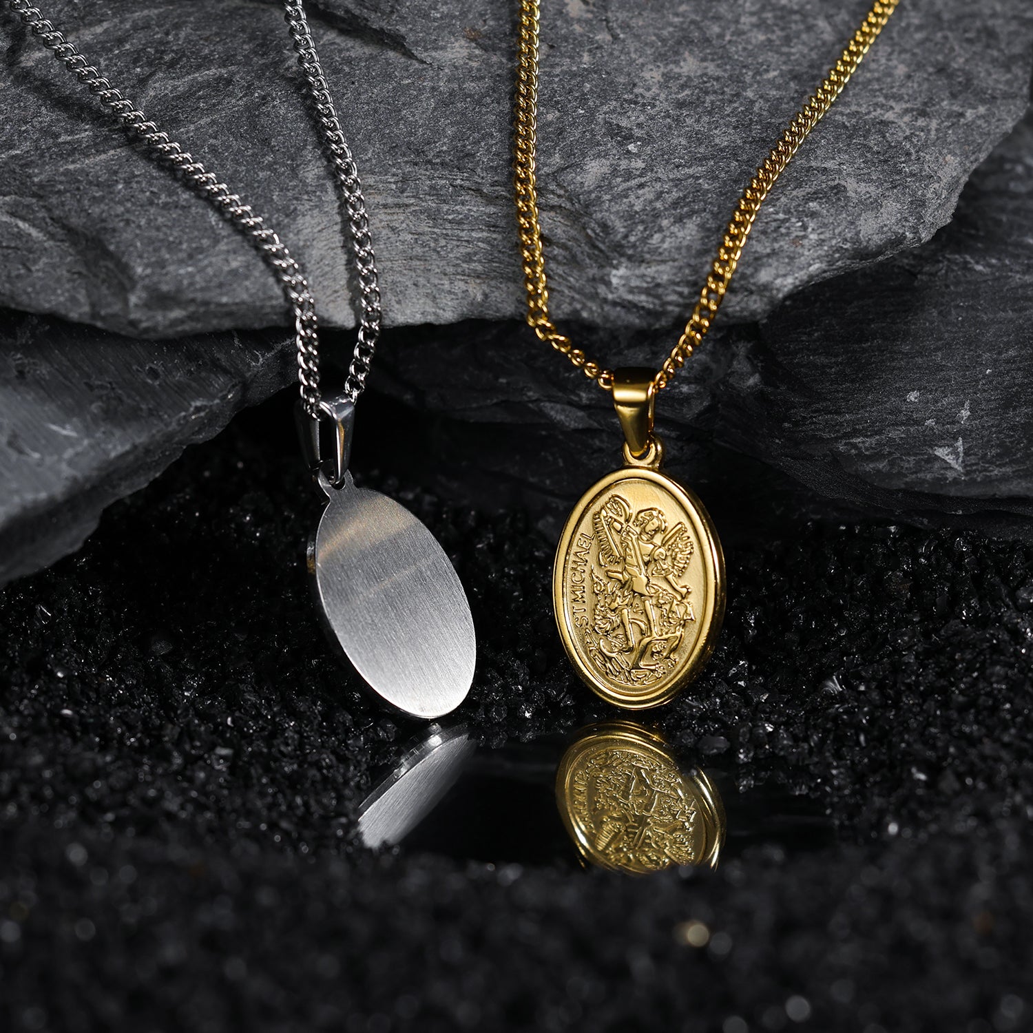 Archangel Protection Pendant - 18K Gold Plated Necklace