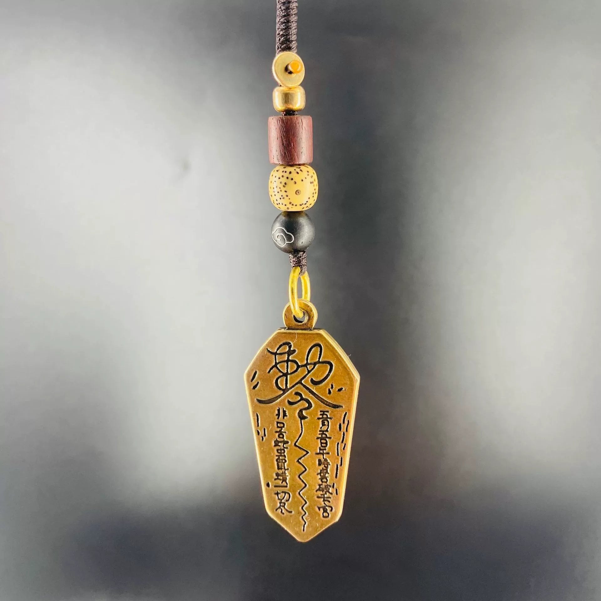 Order of the Five Thunders - Cinnabar Protection Amulet Necklace